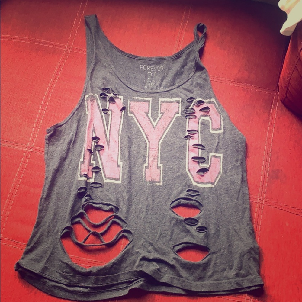 NYC tipped tank